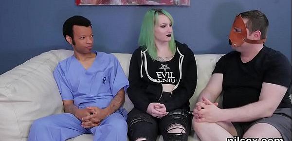  Spicy nympho was taken in ass hole madhouse for uninhibited therapy